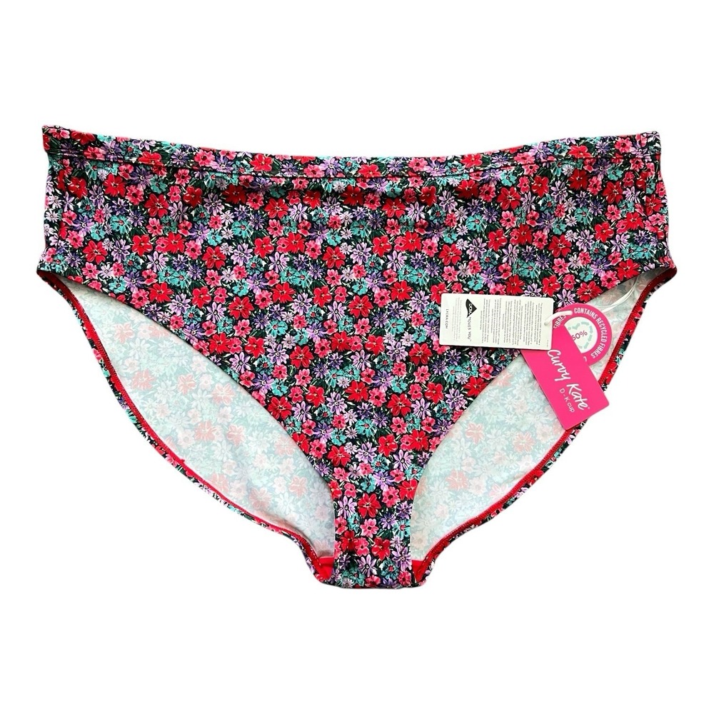 Curvy Kate Kitsch Kate High Waist Bikini Brief 2XL Floral Multi CS033505FLP